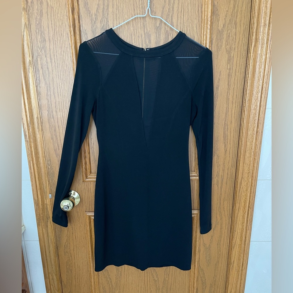 Express LBD Long Sleeve Dress